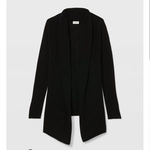 Club Monaco Cristina 100% Cashmere Cardigan - Black
